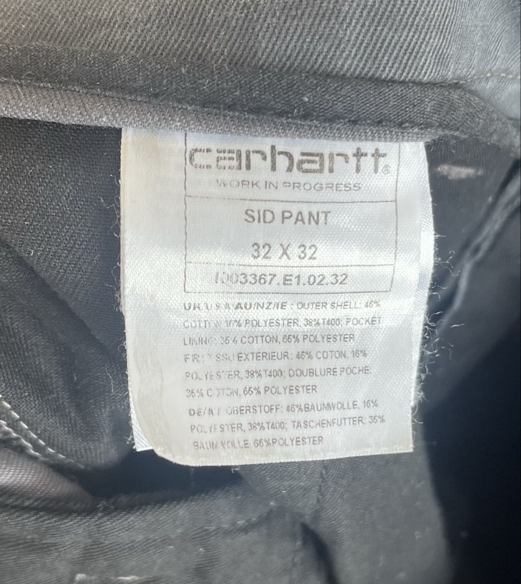 Carhartt Pantaloni: Carhartt Hose 32x32 dunkelgrau  – Nuovo (secondo la descrizione) da Glarus venduto da Teaxqt 2