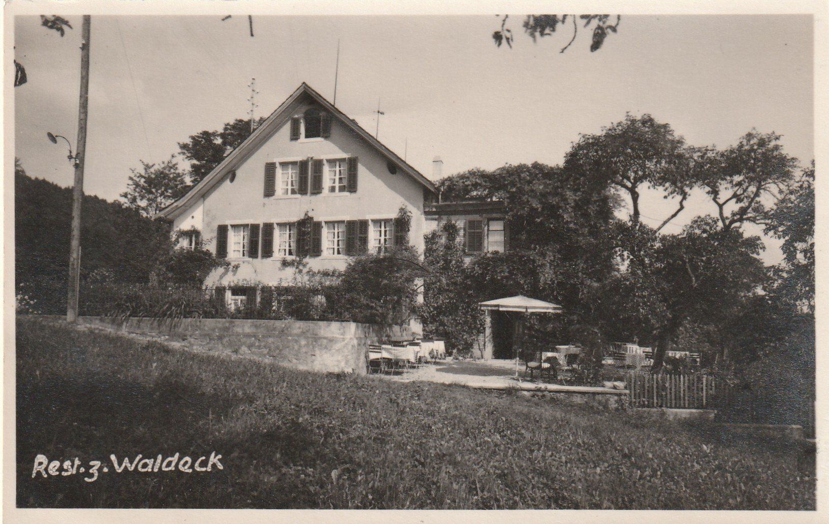 Ansichtskarten: Menziken Restaurant Waldeck – Gebraucht aus Rorschacherberg von fratovi2