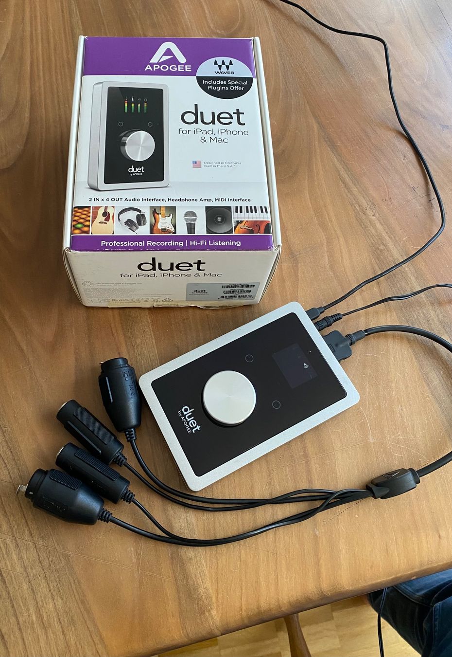 Apogee Studioequipment: Audio Interface Apogee Duet iPad iPhone Mac gebraucht – Gebraucht aus Basel von easynizi