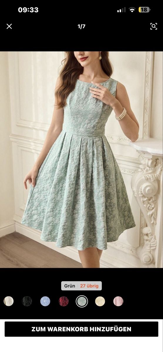 Shein Kleider: Sommerkleid mintgrün grösse S neu – Neu und originalverpackt aus Solothurn von frannnnca