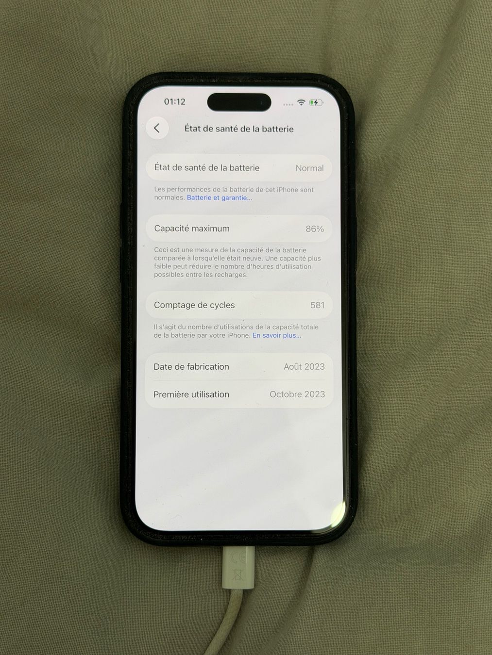 Apple Handys / Smartphones: iPhone 15 noir - 256 Go – Gebraucht aus Meyrin von Enitsuj 8