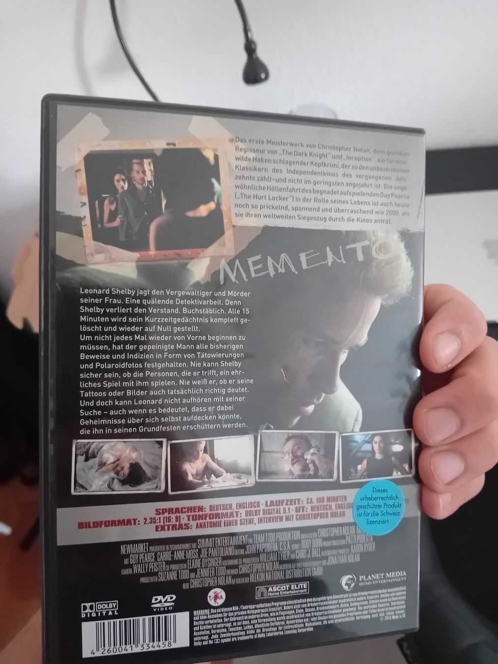 Tous les DVDs: Memento DVD – D'occasion à Bern par ste_vq7x 1