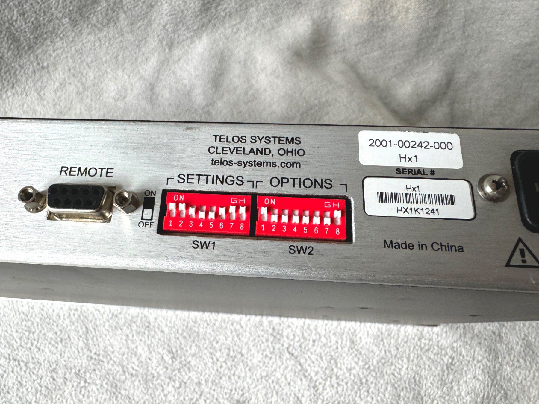 Attrezzatura per studi di registrazione: Telos Hx1 DIGITAL TELEPHONE INTERFACE Hybrid Broadcast audio – Usato da Zürich venduto da Malco0 7