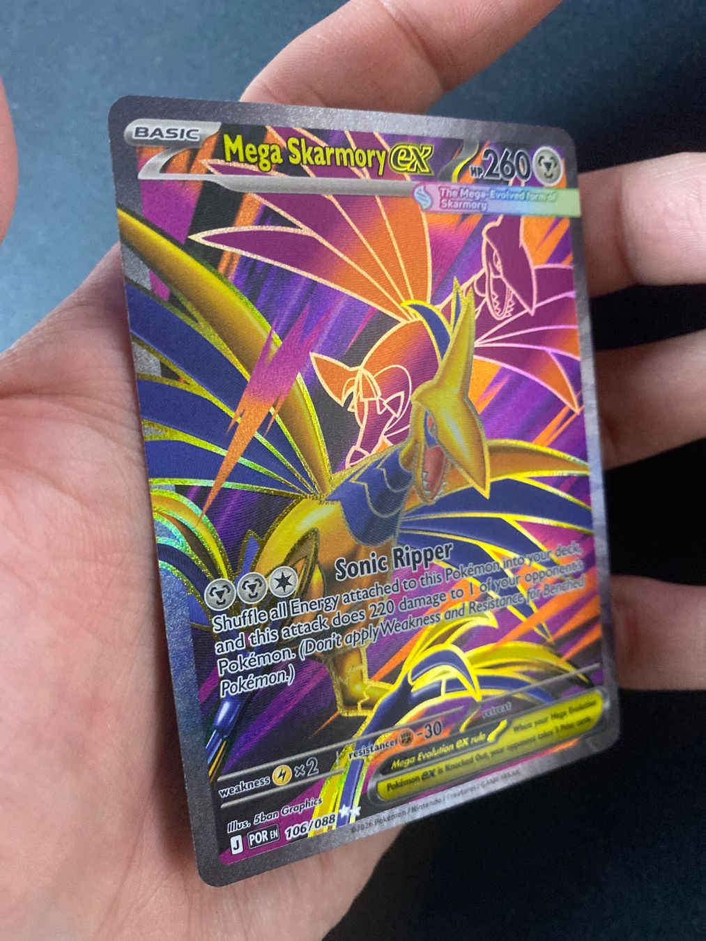 Pokémon Carte collezionabili: Mega Skarmory ex 106 - Mega Panzaeron - Perfect Order - EN – Nuovo (secondo la descrizione) da Hausen AG venduto da Shrade 2