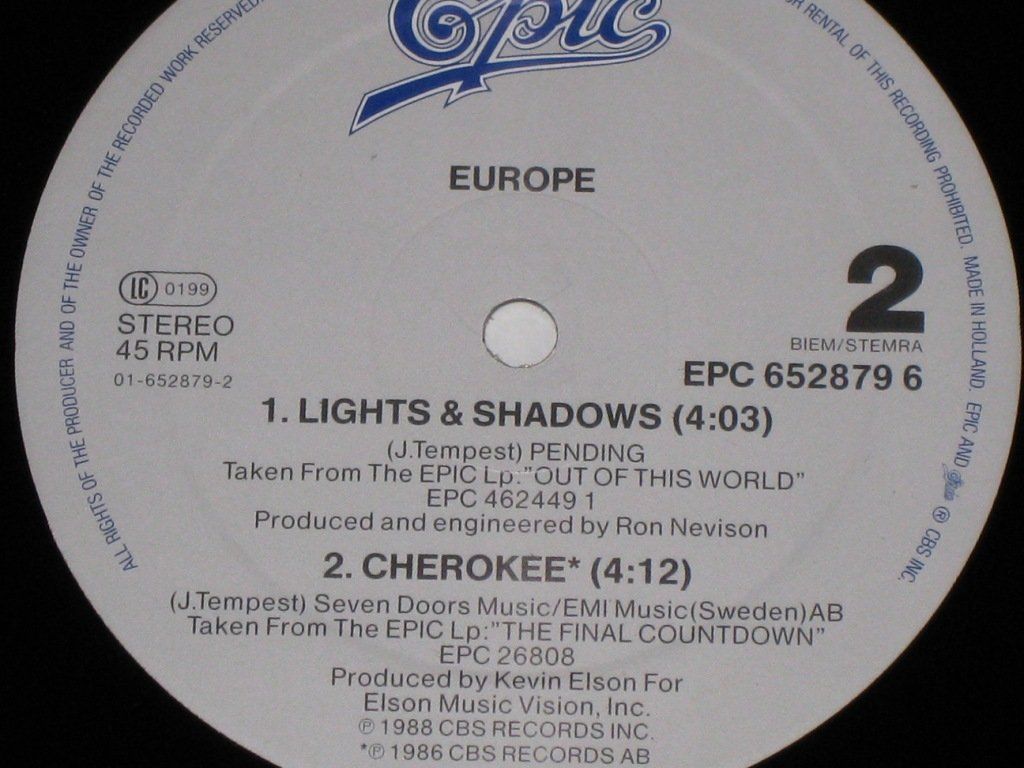 Schallplatten: MAXI - EUROPE - SUPERSTITIOUS – Gebraucht aus Steckborn von Quo7 2