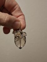 Rauchquarz Anhänger mit Silberelementen