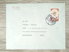 TR05 Enveloppe + Timbre Portugal 1964