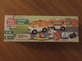 Playtive Junior Holzkrankenwagen mit Arzt & Patient