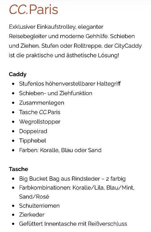 Sonstiges für Haushalt & Wohnen: Citycaddy - Einkaufstrolley - Rollator – Gebraucht aus St. Antoni von onyx225 3
