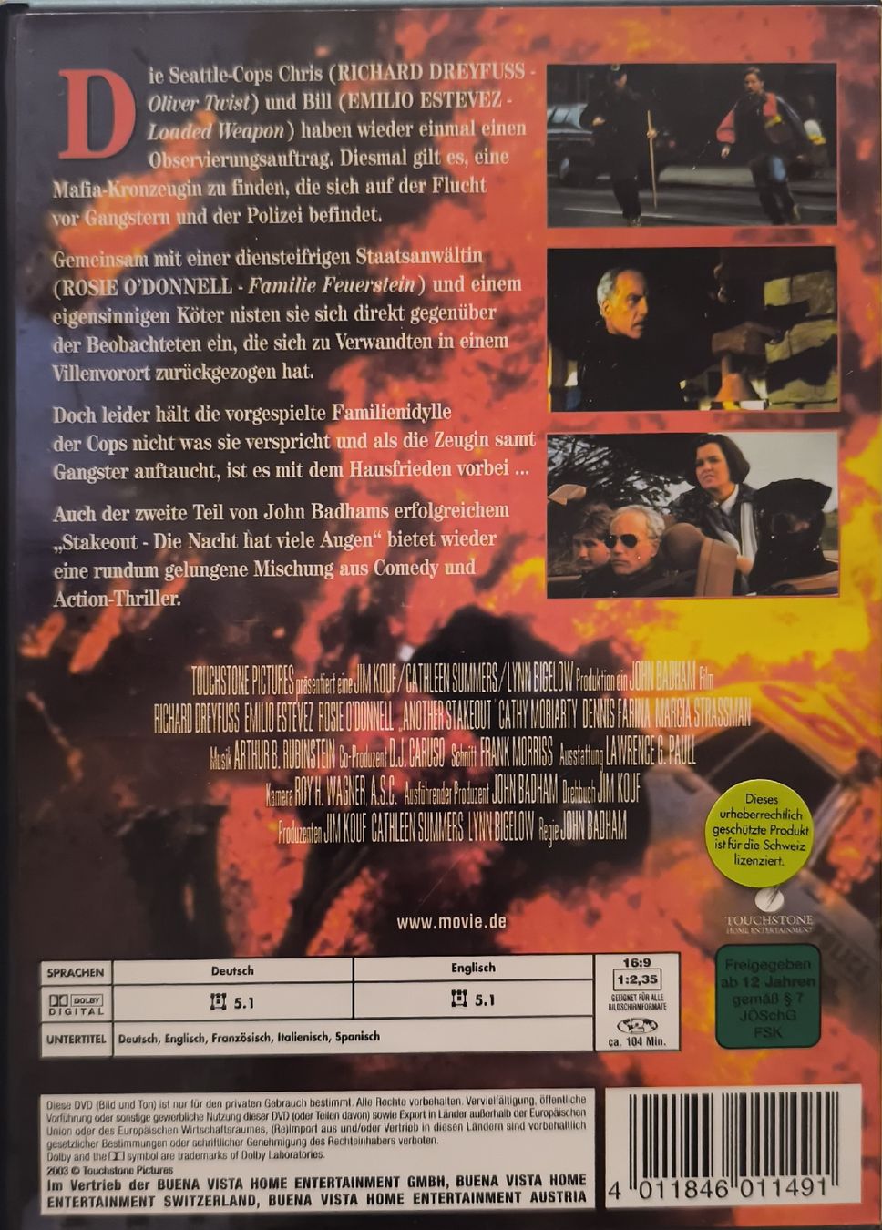 Alle DVDs: DVD Stakeout – Gebraucht aus St.Erhard von himmelblau21 2
