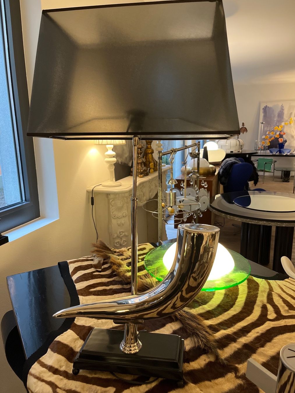 Eichholtz Lampade: Grosse Designer Tischlampe von Eichholtz 85 cm – Usato da Wald ZH venduto da mo-zart 3