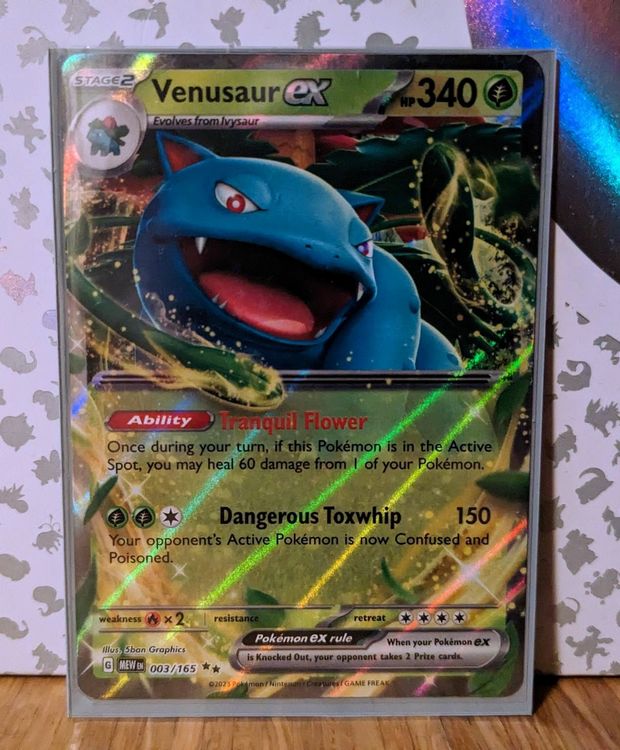 Pok Mon Karte Venusaur Bisaflor Ex Mew En Kaufen Auf Ricardo