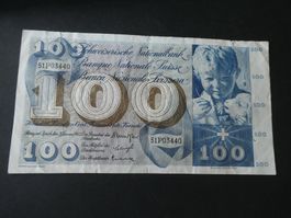 Schweiz 1965,  100 Franken