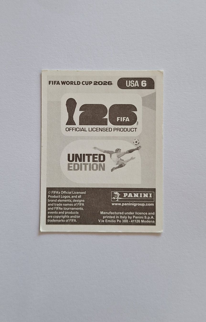 Panini Carte collezionabili: Panini Alex Freeman USA 6 – Nuovo (secondo la descrizione) da Romanens venduto da Crocette 1