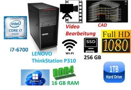 Lenovo P310 PC 16GB 256GB SSD 1TB HD CAD