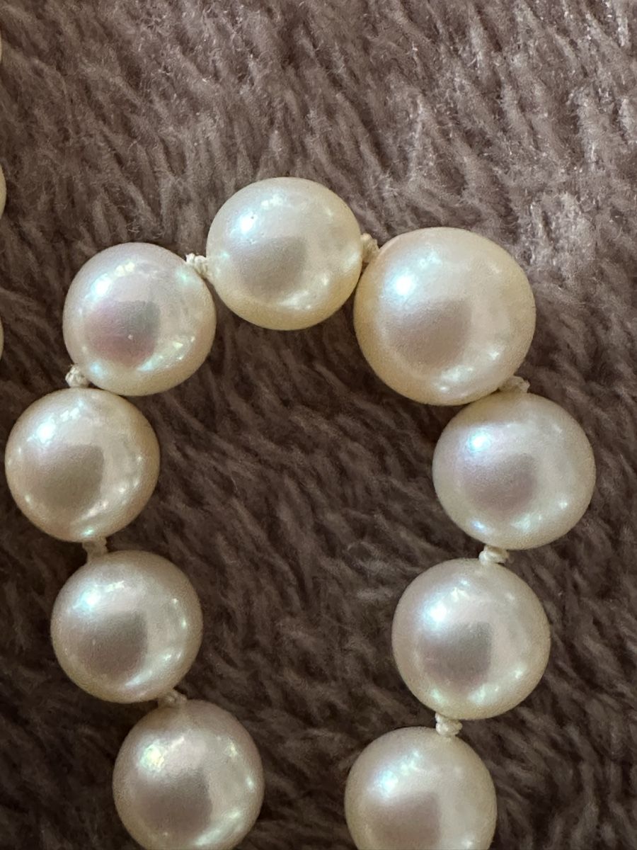 Catenine: Vintage Perlenkette mit Goldverschluss – Usato da Herbriggen venduto da Sehrazade 5