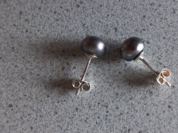 Orecchini pendenti & Orecchini a lobo: Perlen Ohrstecker, Silber 925 – Nuovo e nell'imballaggio originale da Winistorf venduto da acreativ2 2