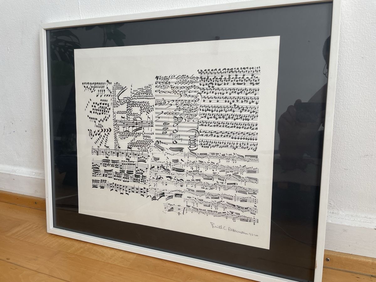 Arts picturaux & lithographies: Musical Score Artwork C. Ahrman  – D'occasion à Basel par Amechan. 4