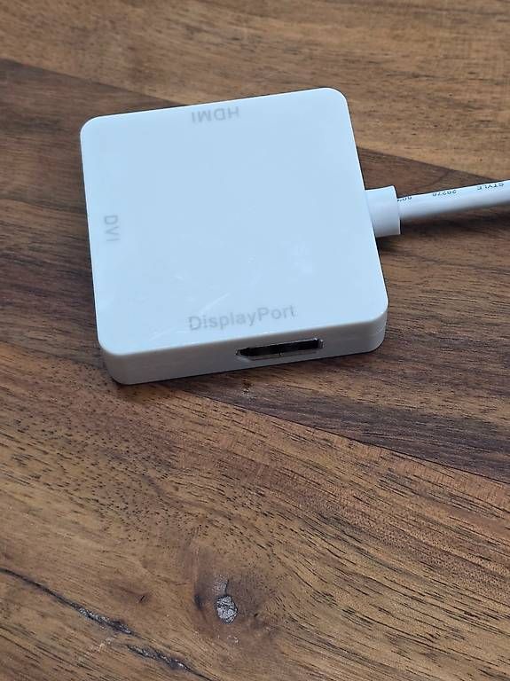 Unità & Adattatore: 3-in-1 Mini DisplayPort Adapter HDMI DVI DP – Usato da Dietlikon venduto da Bonamesa 2