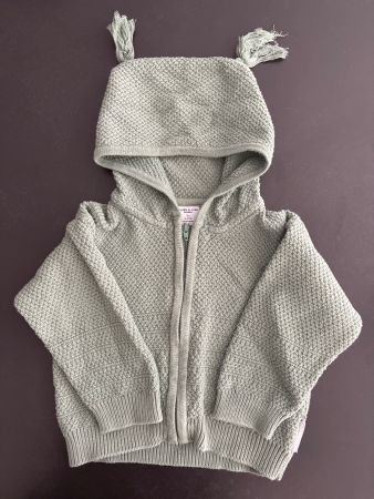 Baby Kapuzenjacke Polarn O. Pyret Sweden Strick Grösse 74