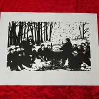 Eugen del Negro. Holzschnitt. Handsign&nummeriert 200/200