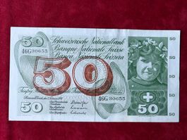 50 Francs - 7. Februar 1974 APFELERNTE - Serie 46G No 30655