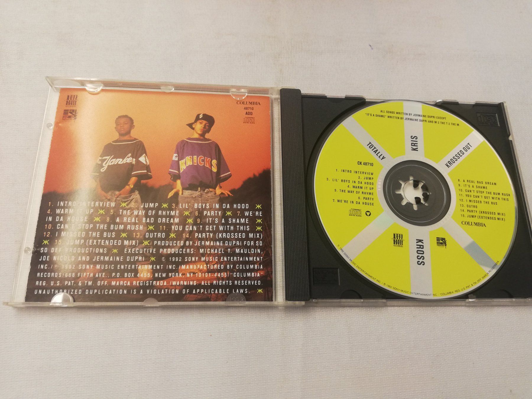 CD: KRIS KROSS - TOTALLY KROSSED OUT – Usato da Bern venduto da Vinylsound.ch 2
