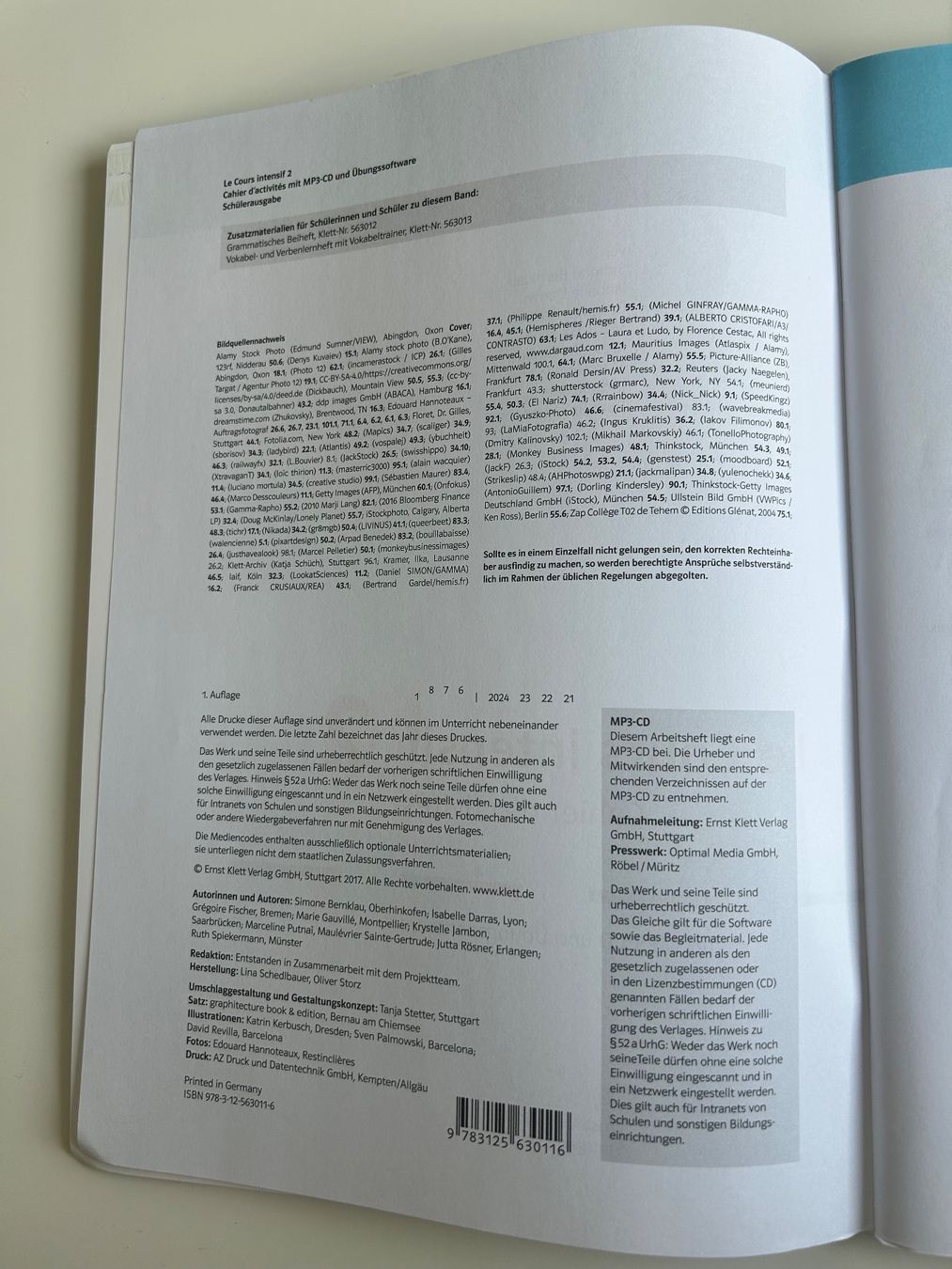 Libri: Le Cours intensif 2: cahier d'activités – Usato da Tägerwilen venduto da lea_yrl8 2