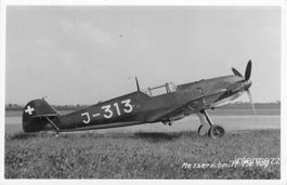 Flugzeug // Messerschmitt Typ Me - 109 Militärflugzeug J-313