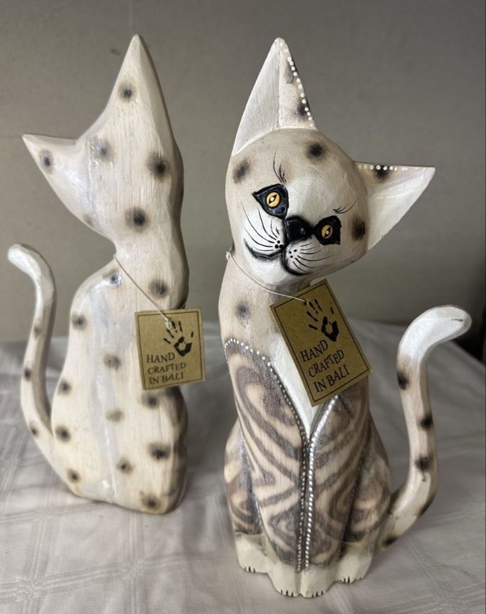 Statuette: Katzen Figuren von Bali – Nuovo e nell'imballaggio originale da Frümsen venduto da Swissline90 2