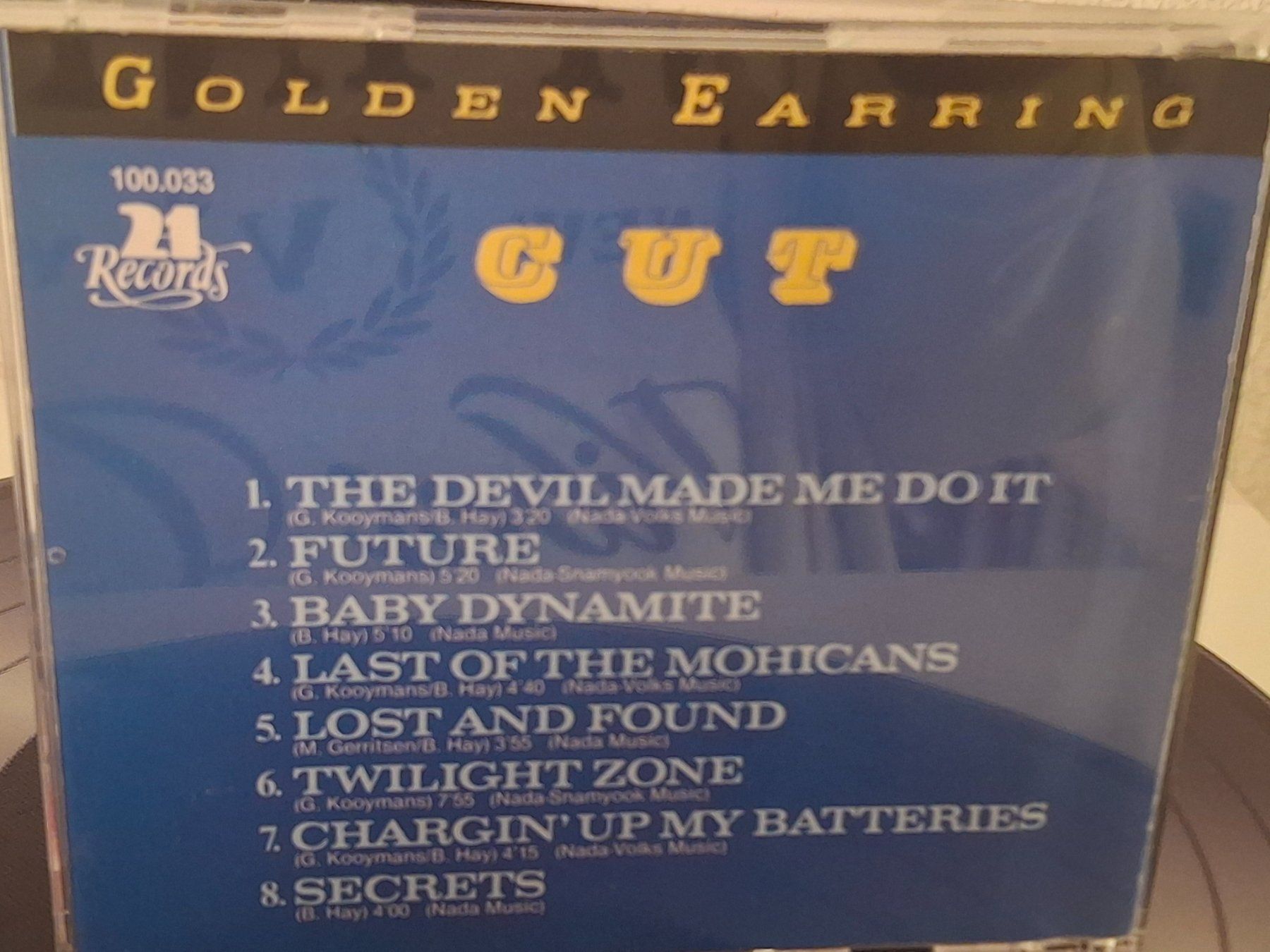 CD: CD Golden Earring - Cut - – Usato da Aarberg venduto da Jackup1 2
