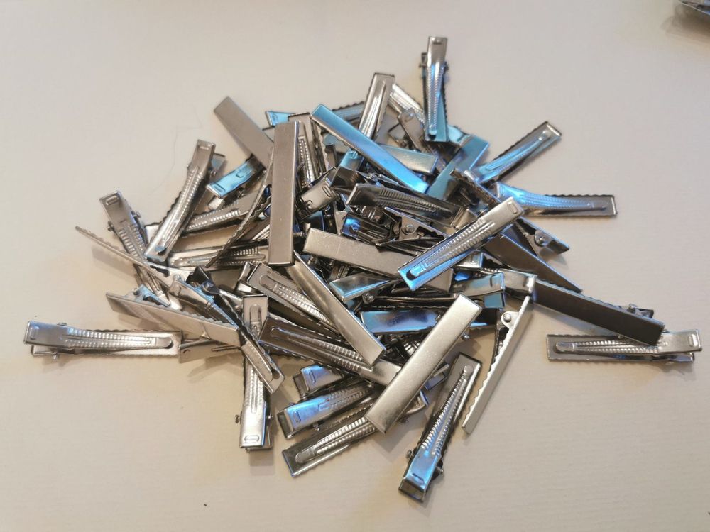 Swpeet 270-teiliges Alligator-Haarspangen Set – 5 Größen, Metall, Für Haarstyling & DIY