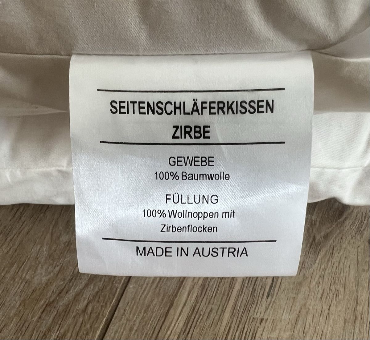 Cuscini: Seitenschläferkissen HEFEL ZIRBE – Usato da Gutenswil venduto da Max311 2