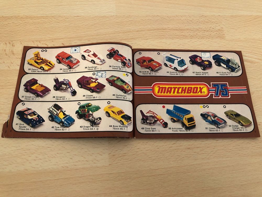 Voitures Matchbox catalogue 1976 (Gebraucht) in Bramois für CHF 6 – mit ...