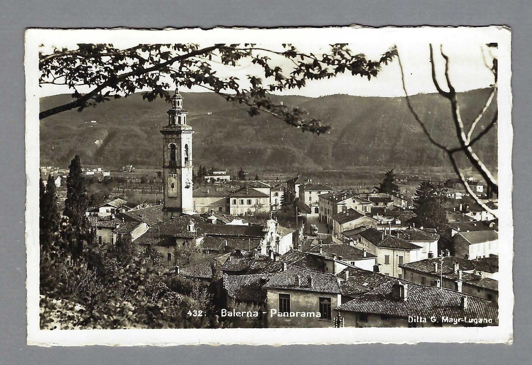 Ansichtskarten: 1941, BALERNA – Gebraucht aus Pura von ulisse1957