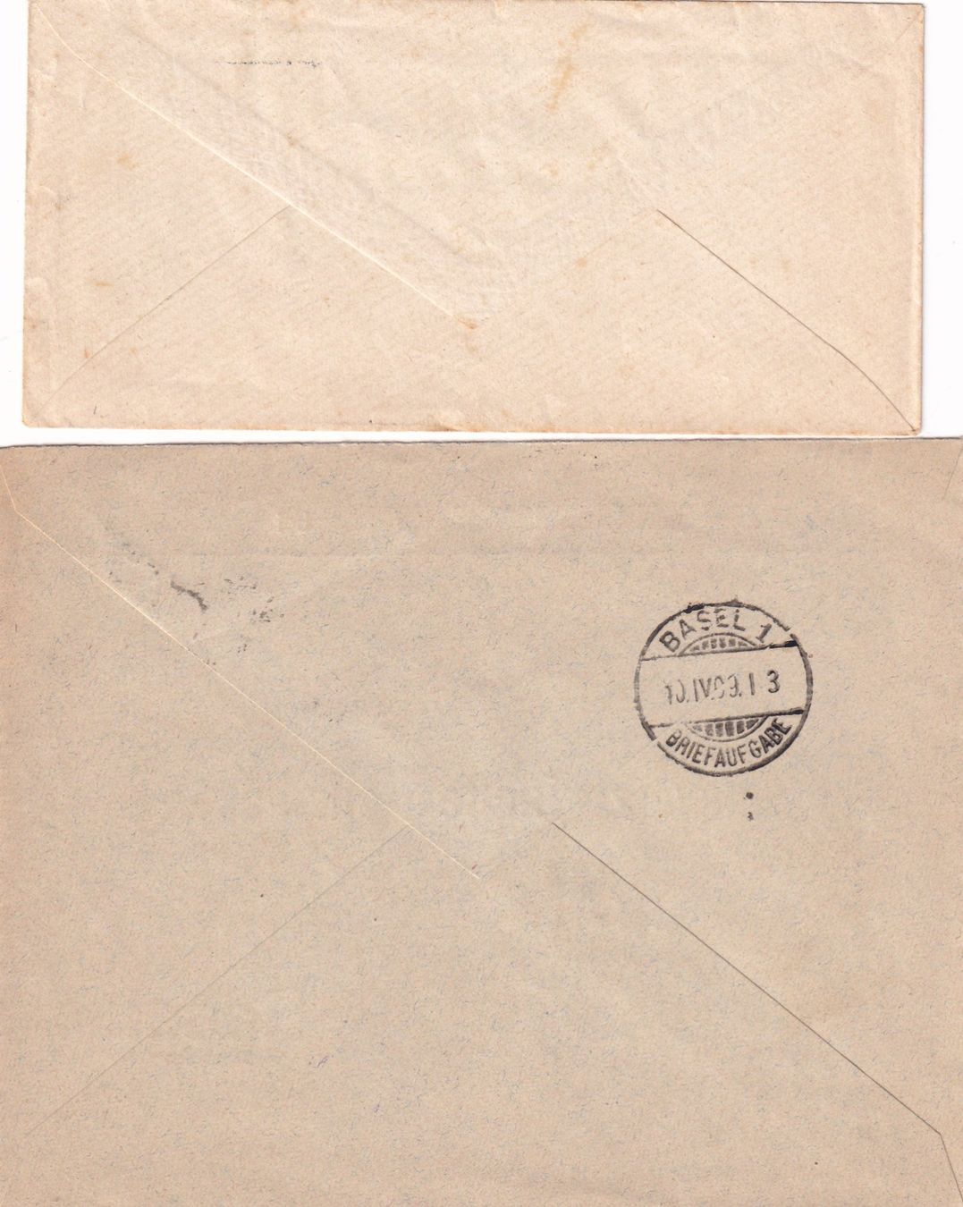 Tous les timbres: Tellknabe auf Brief: 2 Umschläge – D'occasion à Birsfelden par chr_yq2g 1