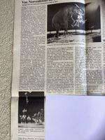 Circus Knie Zeitungsbericht 1977