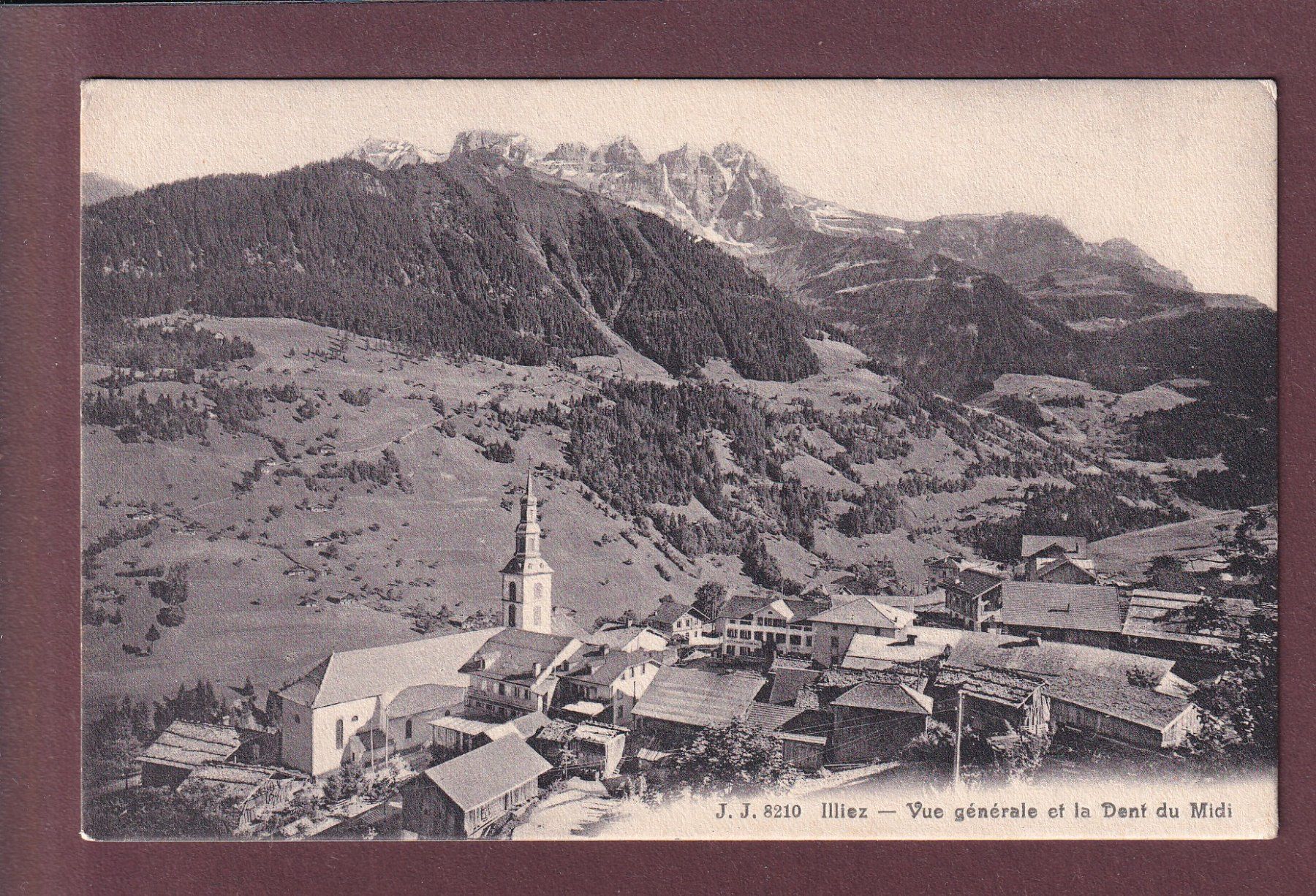 Ansichtskarten: ILLIEZ - Dents du Midi – Gebraucht aus Pully von nicecards
