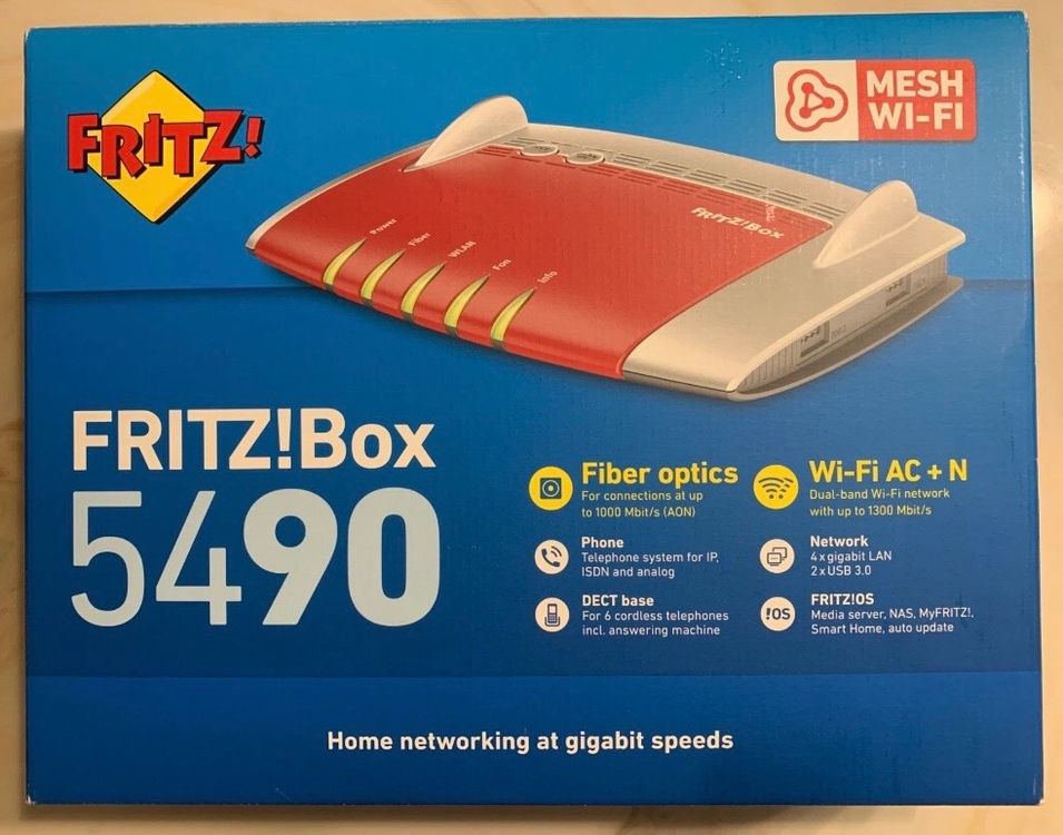 AVM FRITZ!Box 5490 Fiber (Gebraucht) in Binningen für CHF 15 – mit ...