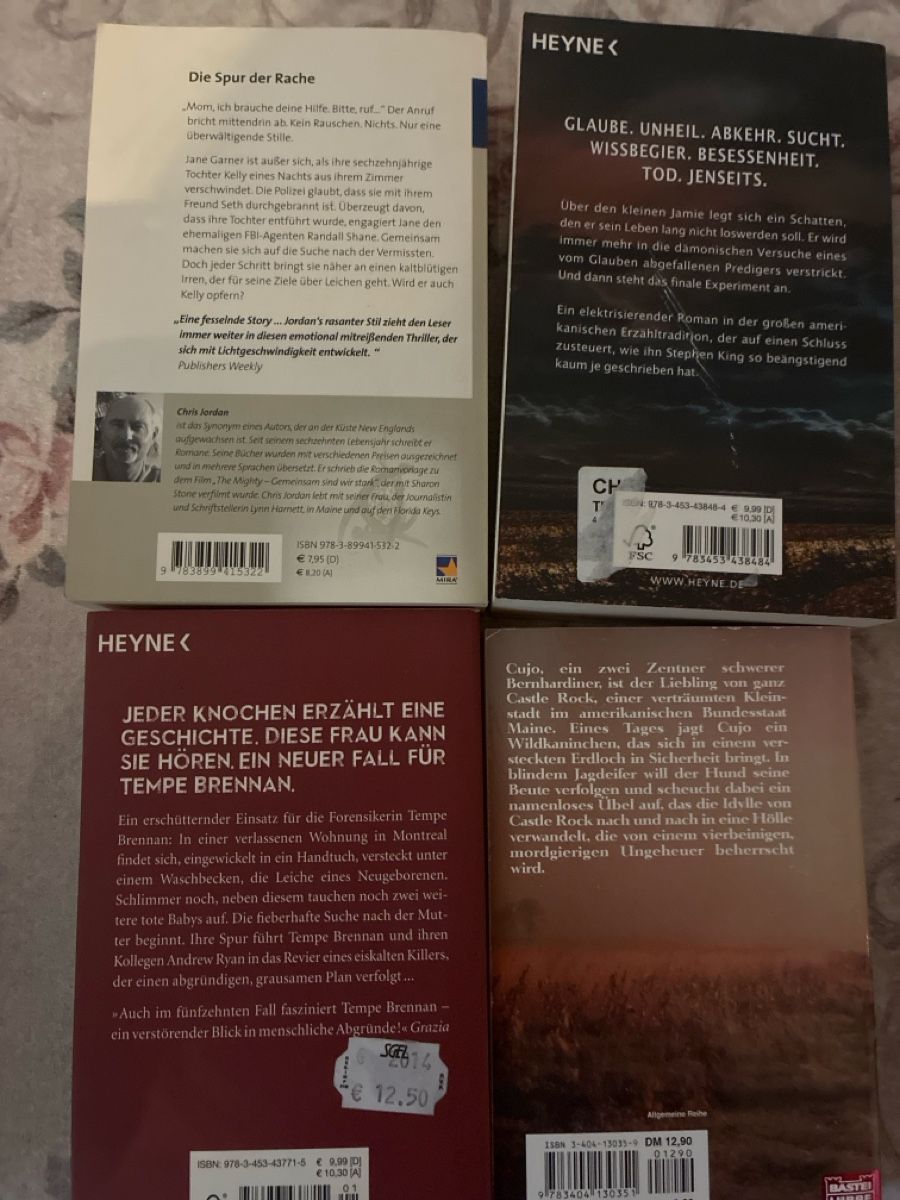 Bücher: 12 Krimi / Thriller – Gebraucht aus Konolfingen von link09 2