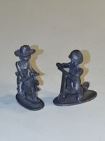 Zinnfiguren, 2 Kinder auf Rollern, Rarität! (nov408)