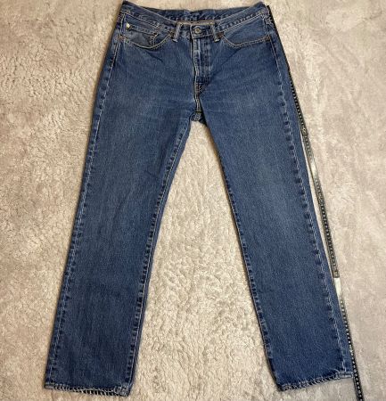 Levi's 514 Jeans W34 L32 Regular Straight Blau Top Zustand