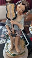 Capodimonte Musikerfigur mit Saiteninstrument