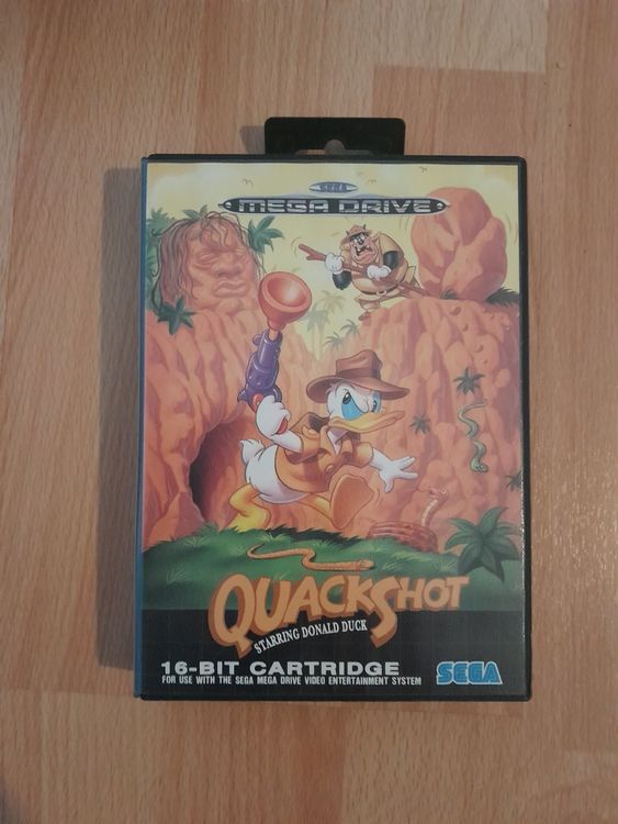 Jeux Sega Megadrive Quackshot + Sonic 2 - PAL - Bon état (Occasion)