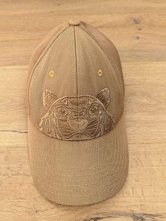 Kappe Kenzo beige mit Tigerstickerei verstellbar TOP