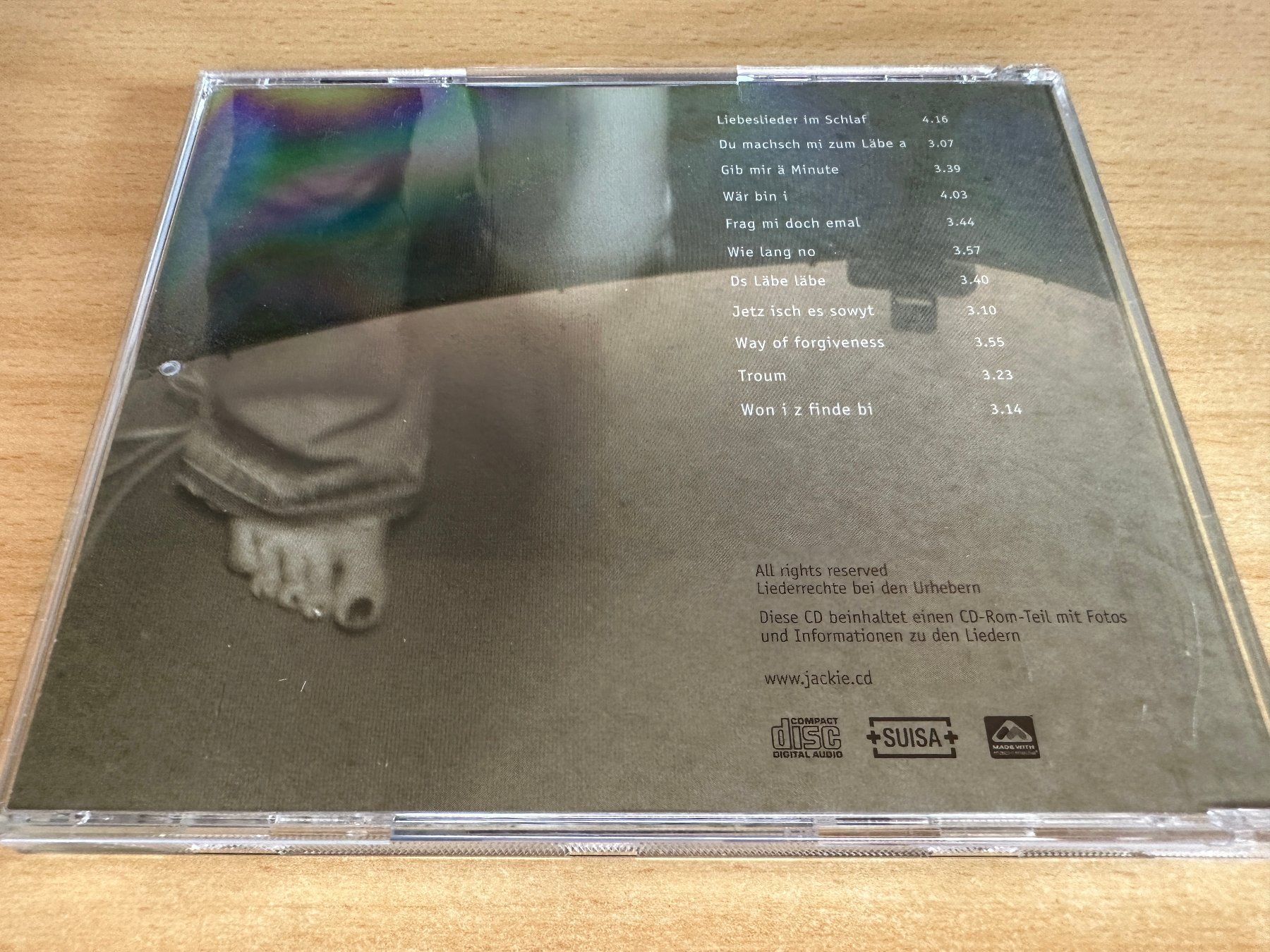 CD: Jackie Leuenberger - Gib mir ä Minute – Usato da Rikon im Tösstal venduto da Alpenmutz 1
