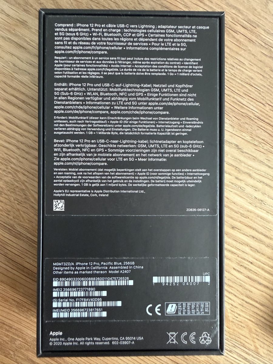 Apple Portables: iPhone 12 Pro Pacific Blue 256GB – Défectueux à Köniz par Subway78 5