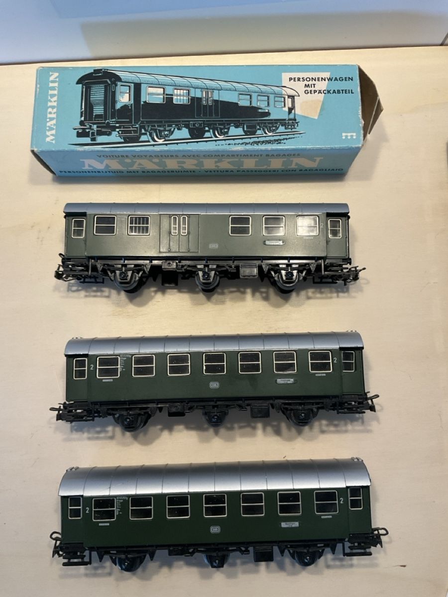 Märklin Modellini di ferrovie: Märklin H0 Dreiachser – Usato da Binningen venduto da paganini72