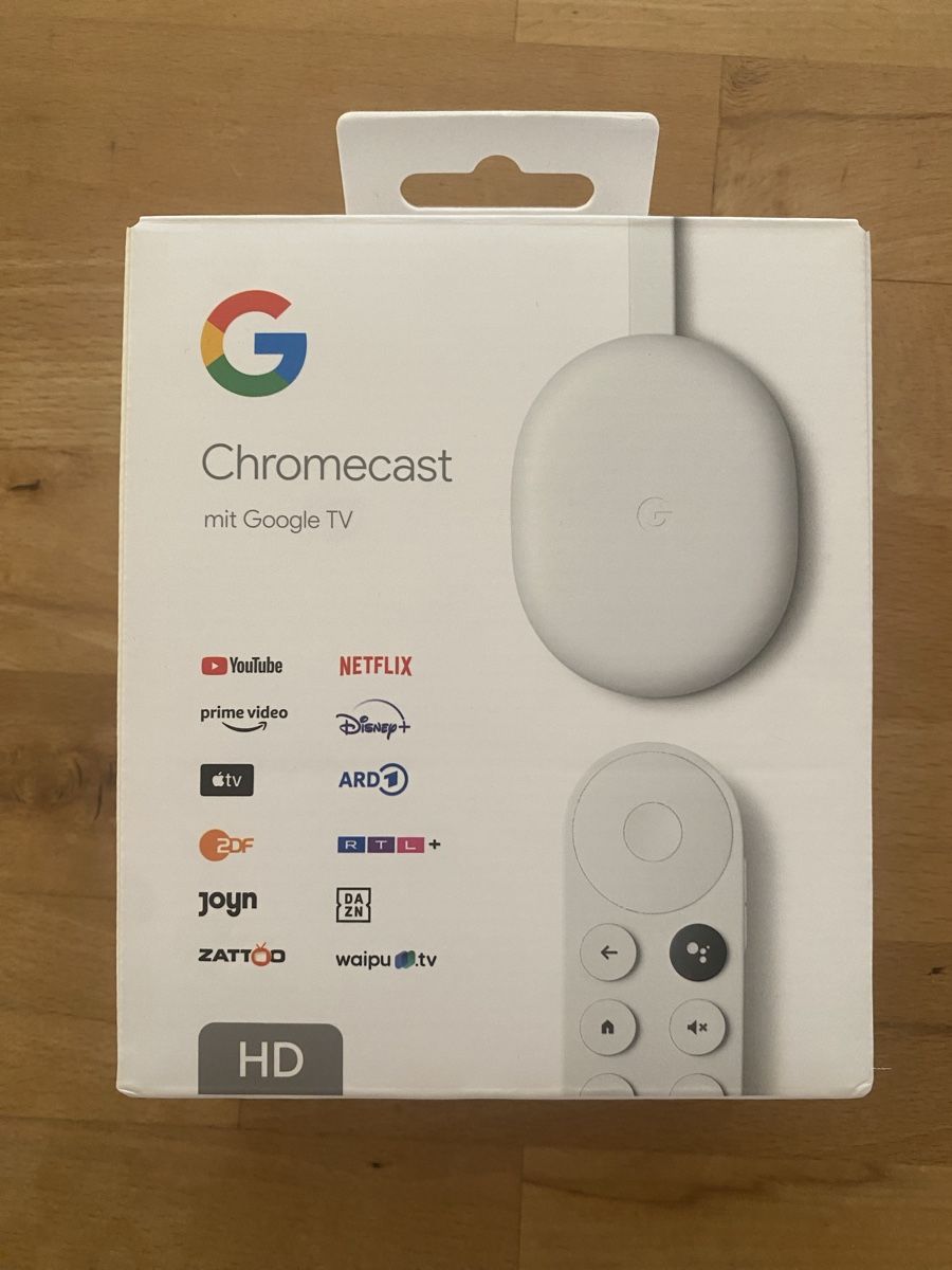 Google Sistemi audio & multimediali: Google Chromecast mit Google TV HD Streaming Player – Nuovo (secondo la descrizione) da Adligenswil venduto da DOMBO-JET 2