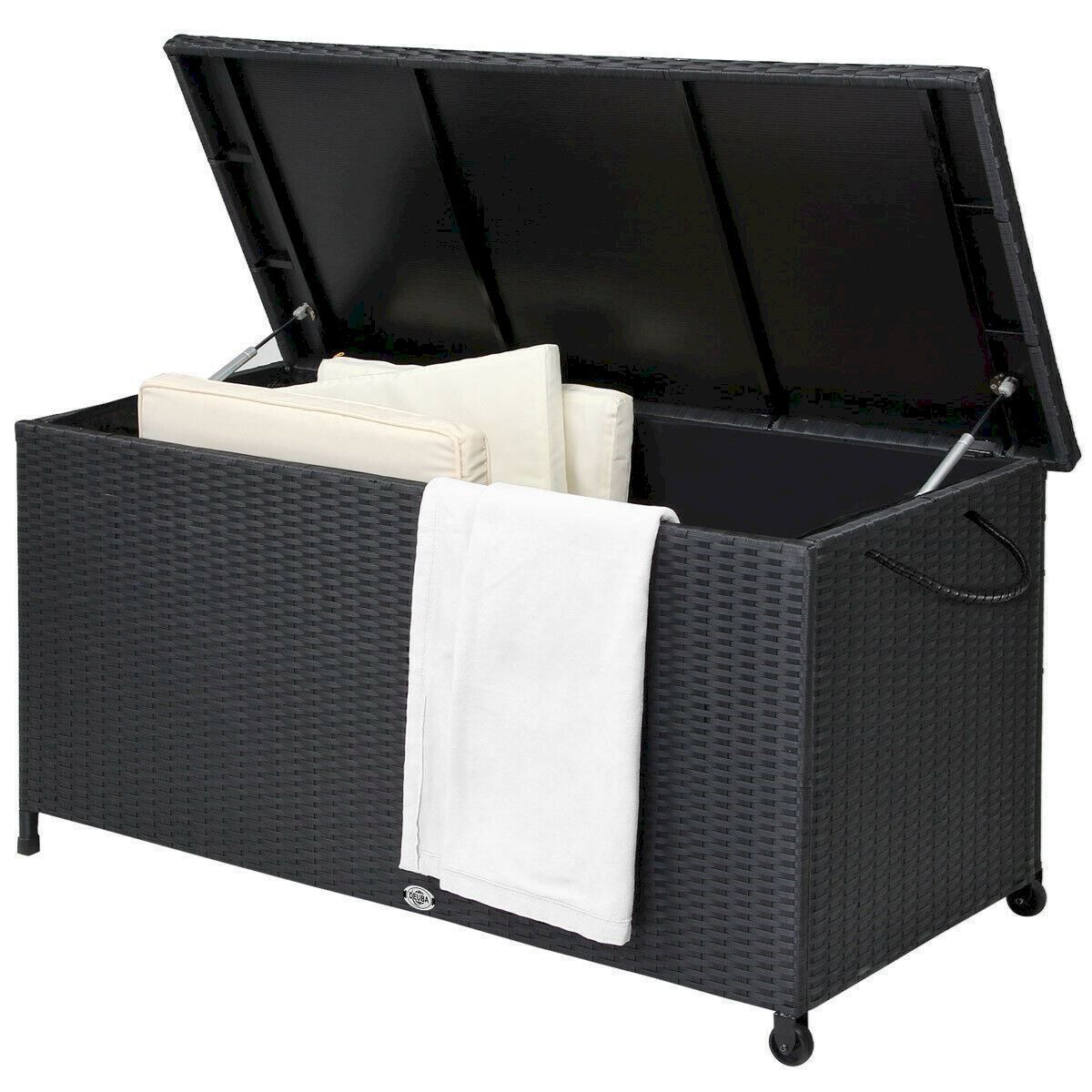 Box contenitori: Deuba 102318 Auflagenbox Poly Rattan – Nuovo e nell'imballaggio originale da Bottighofen venduto da zaap
